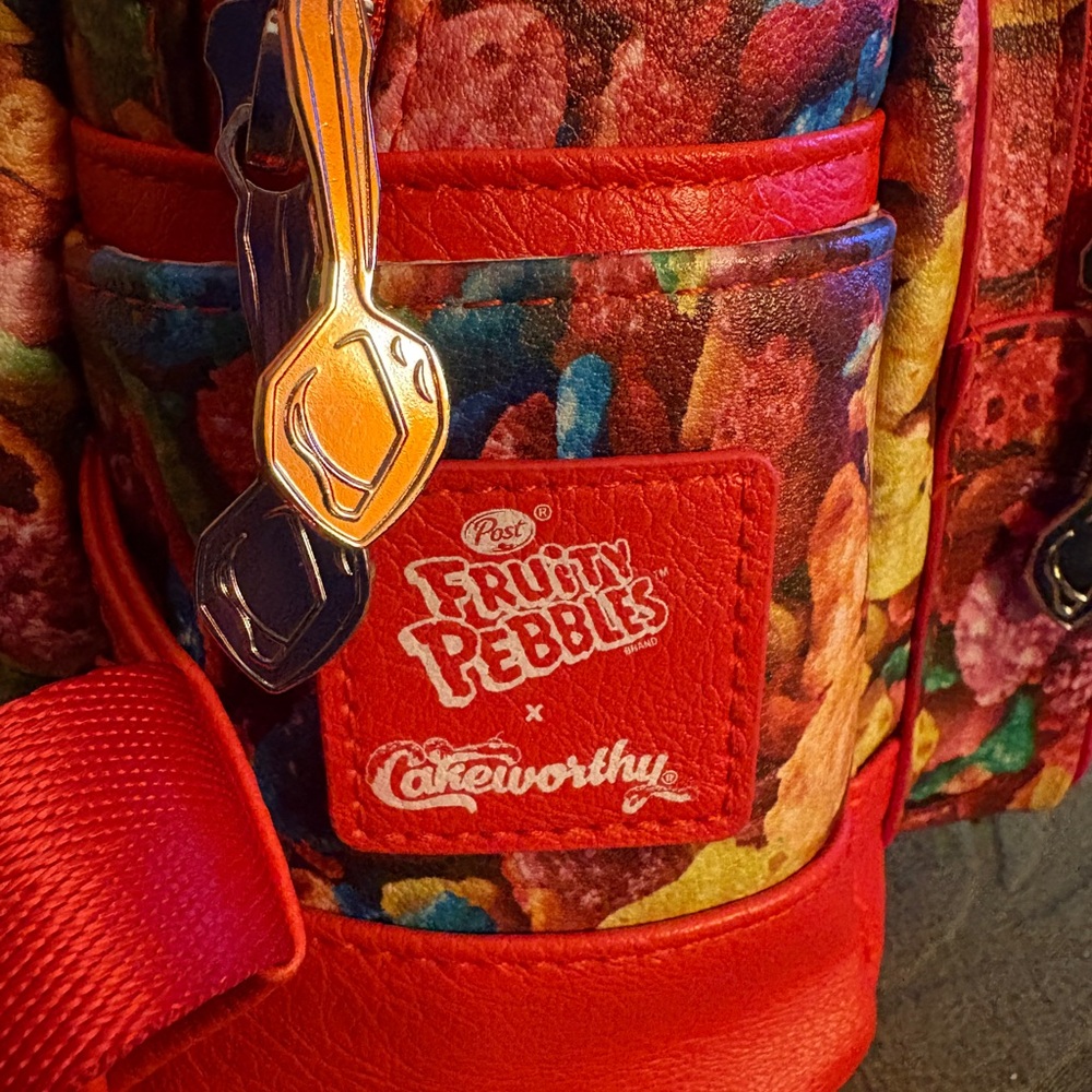 Fruity Pebbles Mini Backpack From Cakeworthy Nwot - image 2